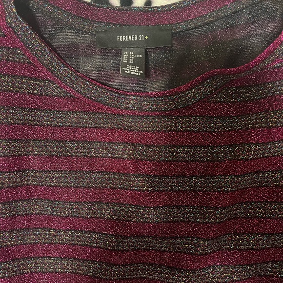 Never been Worn. The sleeves are puffy from the top. Glittery Blouse! - Picture 1 of 2